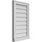 Ekena Millwork Vertical Surface Mount PVC Gable Vent w/ 2"W x 2"H , Brickmould Sill Frame, 16"W x 26"H GVPVE16X2603SN - alternate 2
